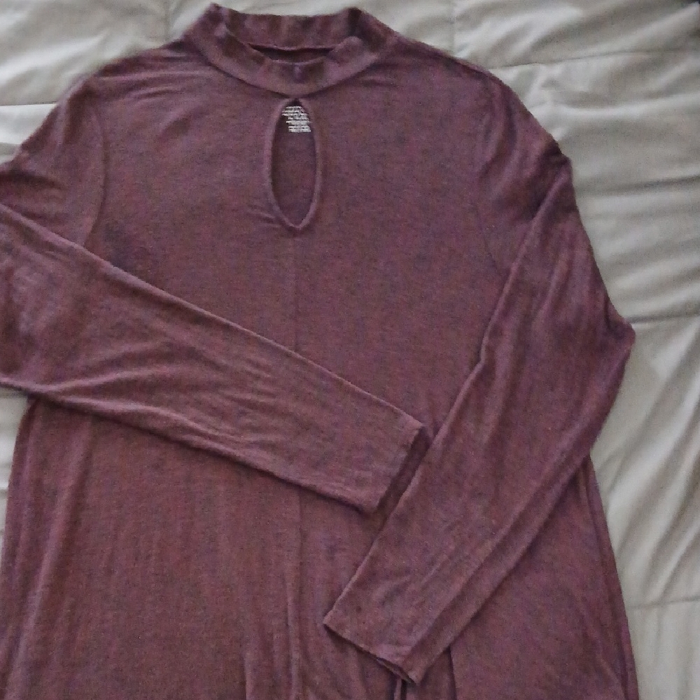 American Eagle Outfitters Maroon Soft & Sexy Top